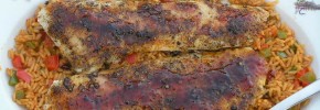 Blackened Cajun Glazed Striper