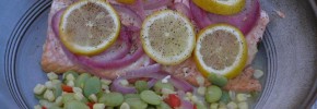Salmon Papillote with Orange Sauce Recipe